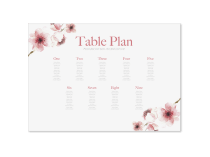 Wedding Table Plan Boards