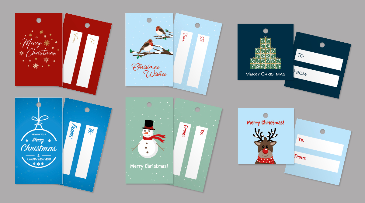 Christmas Gift Tags - Free Designs