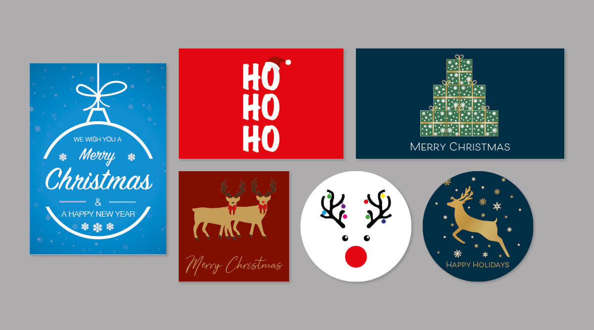 Christmas Stickers - Modern