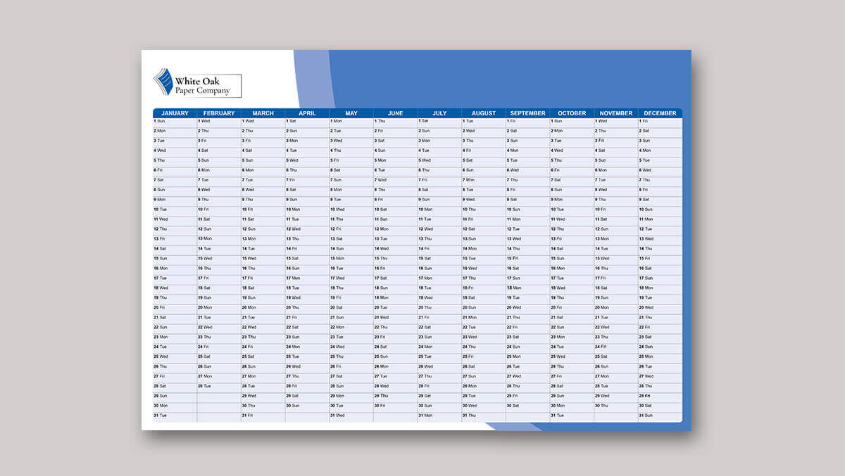 Wall Planner Poster