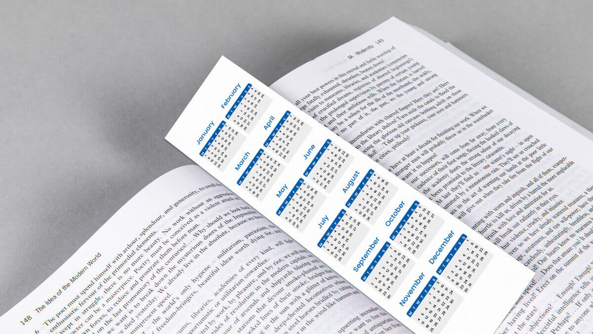 Calendar bookmarks