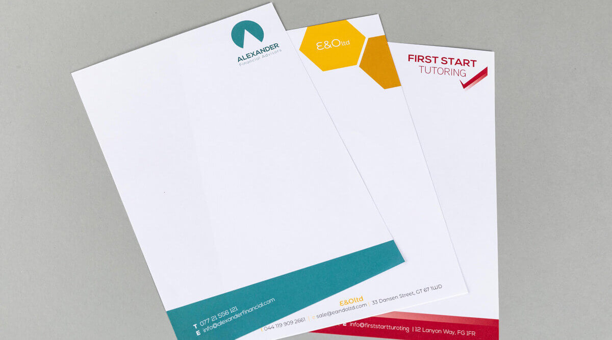 Same Day Letterheads