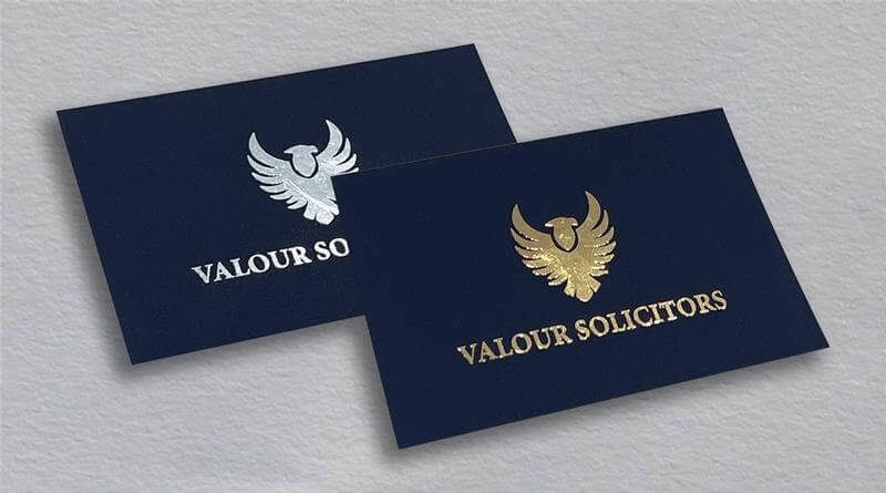 Foiled Business Cards