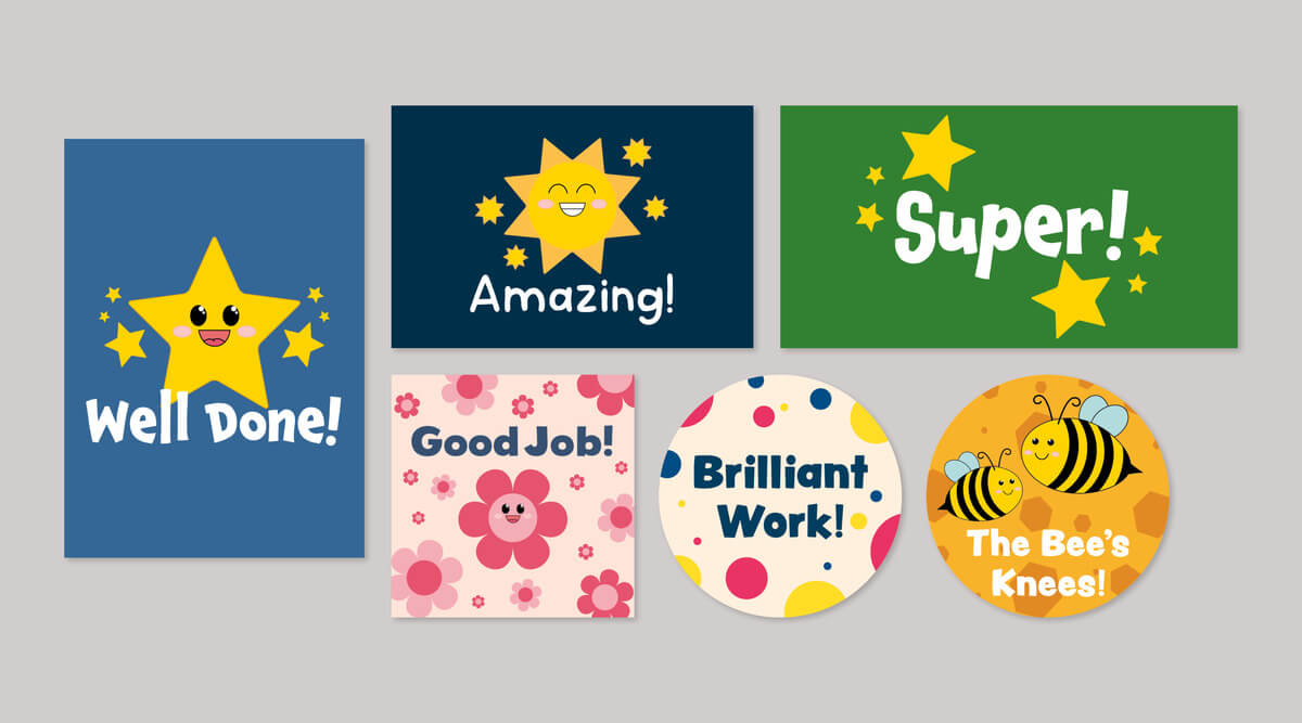 School Achievement Stickers