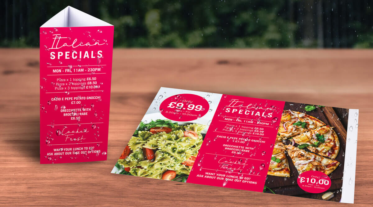 Hospitality & Event Printing